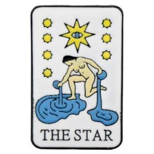 The Star Tarot Card Pin Brooch